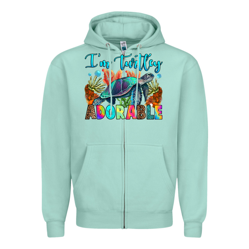 I'm Turtley Adorable Zipper Hoodie by RanaPortraitStore | Teevron