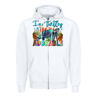 White i'm turtley adorable Zipper Hoodie - RanaPortraitStore