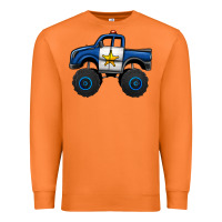 Carrot police car monster truck Premium Sweatshirt - Jasminsmagicworld