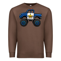 Chestnut police car monster truck Premium Sweatshirt - Jasminsmagicworld
