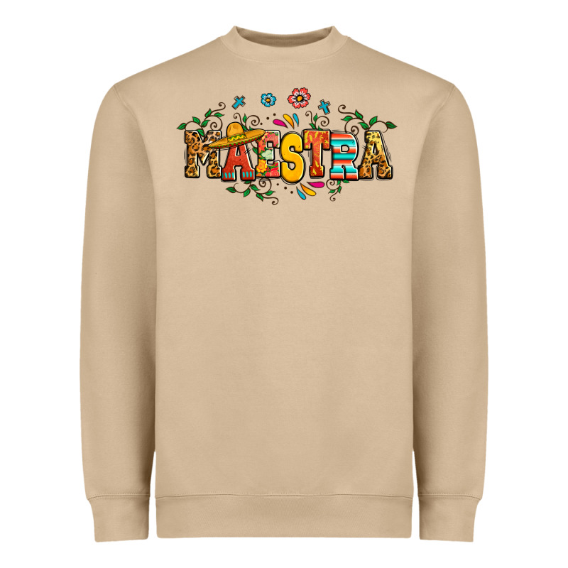 Spanish Maestra Teacher Heavyweight Sweatshirt by RanaPortraitStore | Teevron