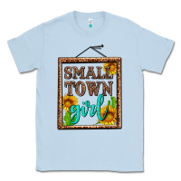 Dusty Blue small town girl olivia Classic Tee - OliviaCreatesArt