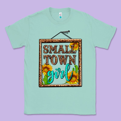Small Town Girl Olivia Classic Tee Designed By Oliviacreatesart