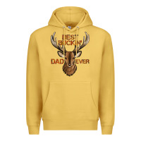Antique Gold best buckin' dad ever deer Premium Hoodie - Jasminsmagicworld