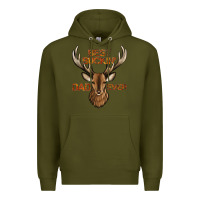 Army Green best buckin' dad ever deer Premium Hoodie - Jasminsmagicworld