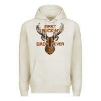 Oatmeal Heather best buckin' dad ever deer Premium Hoodie - Jasminsmagicworld