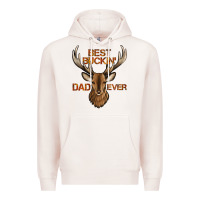 Pale Pink best buckin' dad ever deer Premium Hoodie - Jasminsmagicworld