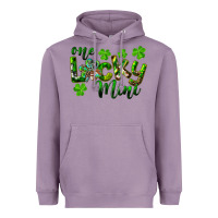 Lavender St. Patrick's Day One Lucky Mini Heavyweight Hoodie - RanaPortraitStore