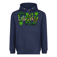 Navy St. Patrick's Day One Lucky Mini Heavyweight Hoodie - RanaPortraitStore