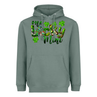 Sage St. Patrick's Day One Lucky Mini Heavyweight Hoodie - RanaPortraitStore
