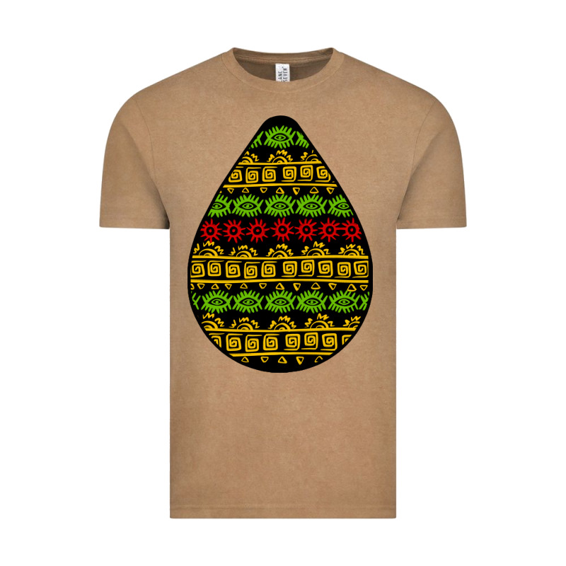 African Masks Teardrop Vintage Tee by BundleAndBundleShop | Teevron