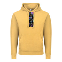 Vintage Mustard Black Cat Halloween Vintage Hoodie - LillyAllenDesigns