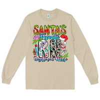Mushroom Santa's Favorite RN Registered Nurse Long Sleeve Tee - CowhideDigitalArt