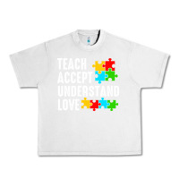 Lunar Rock Teach Accept Understand Love Urban Heavy Tee - CowhideDigitalArt