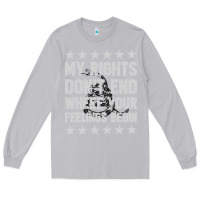 Moon Dust My Rights Don't End Where Your Feelings Begin Long Sleeve Tee - artisFamous
