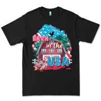 Black Barn in the USA Premium Tee - FaDigitalArtStudio