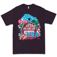 Plum Barn in the USA Premium Tee - FaDigitalArtStudio