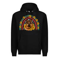 Black german shepherd rainbow Premium Hoodie - Artiststas