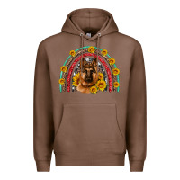 Chestnut german shepherd rainbow Premium Hoodie - Artiststas