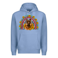 Colony Blue german shepherd rainbow Premium Hoodie - Artiststas