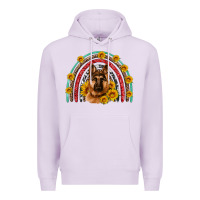 Lilac german shepherd rainbow Premium Hoodie - Artiststas
