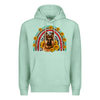 Seafoam german shepherd rainbow Premium Hoodie - Artiststas
