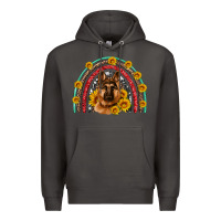 Smoke german shepherd rainbow Premium Hoodie - Artiststas