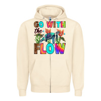 Sandshell go with the flow Zipper Hoodie - RanaPortraitStore