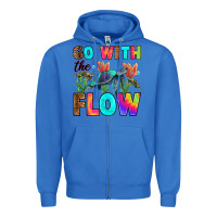 True Royal go with the flow Zipper Hoodie - RanaPortraitStore