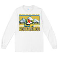 White Geocaching, geocaching travel bug, geocache, Long Sleeve Tee - artisFamous