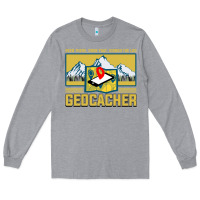 Heather Grey Geocaching, geocaching travel bug, geocache, Long Sleeve Tee - artisFamous