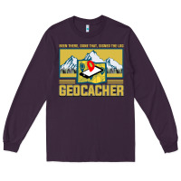 Plum Geocaching, geocaching travel bug, geocache, Long Sleeve Tee - artisFamous