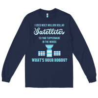 Navy Geocaching, funny geocacher, travel, Long Sleeve Tee - artisFamous