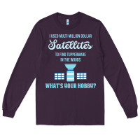 Plum Geocaching, funny geocacher, travel, Long Sleeve Tee - artisFamous