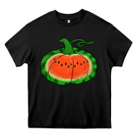 Black watermelon pumpkin Heavy Core Tee - Jasminsmagicworld