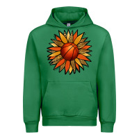 Emerald Basketball Sunflower Urban Hoodie - Jasminsmagicworld
