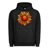 Pigment Black Basketball Sunflower Urban Hoodie - Jasminsmagicworld