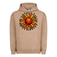 Pigment Burro Basketball Sunflower Urban Hoodie - Jasminsmagicworld