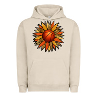 Pigment French Oak Basketball Sunflower Urban Hoodie - Jasminsmagicworld