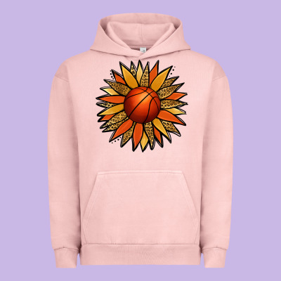 Basketball Sunflower Urban Hoodie Designed By Jasminsmagicworld