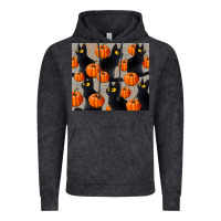 Vintage Black black cat with pumpkins tumbler Vintage Hoodie - LillyAllenDesigns