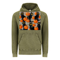 Vintage Olive black cat with pumpkins tumbler Vintage Hoodie - LillyAllenDesigns