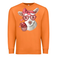 Carrot cute baby lamb valentines day Premium Sweatshirt - Jasminsmagicworld