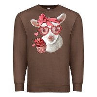 Chestnut cute baby lamb valentines day Premium Sweatshirt - Jasminsmagicworld