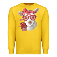 Lemon cute baby lamb valentines day Premium Sweatshirt - Jasminsmagicworld