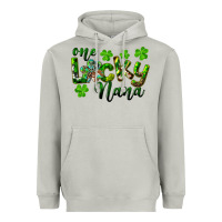 Moon Dust St. Patrick's Day One Lucky Nana Heavyweight Hoodie - RanaPortraitStore