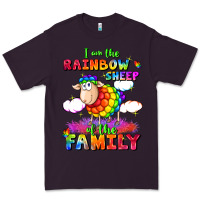Plum I am the rainbow sheep of the family Premium Tee - FaDigitalArtStudio