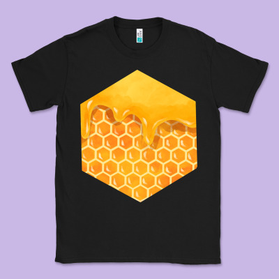 Honeycomb Fa Element Classic Tee Designed By Fadigitalartstudio