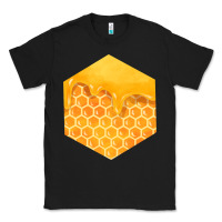 Black honeycomb fa element Classic Tee - FaDigitalArtStudio