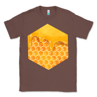 Chestnut honeycomb fa element Classic Tee - FaDigitalArtStudio